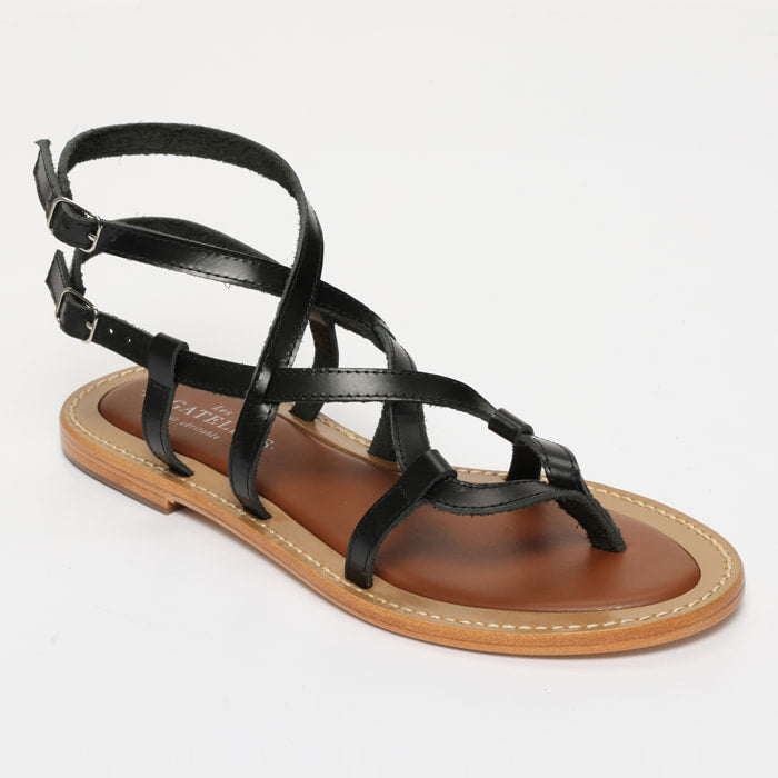Sandalias Faylina - Negro