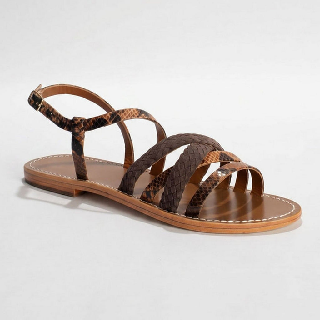 Sandales Myrtille - Brown Snake/Chocolat