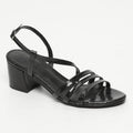 Sandales À Talons Nala - Black Crackle