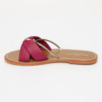 Soralune Sandals - Plum/Gold