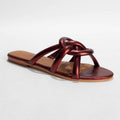 Sandalias Tabala - Burgundy Metal