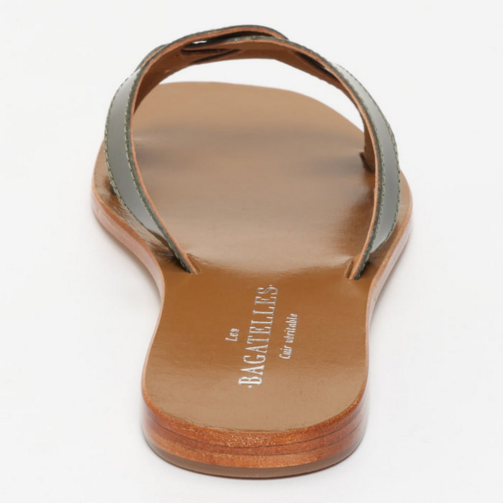 Sandales Pomona - Kaki Patent
