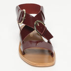 Sandalias Abhayd - Black Berry Patent