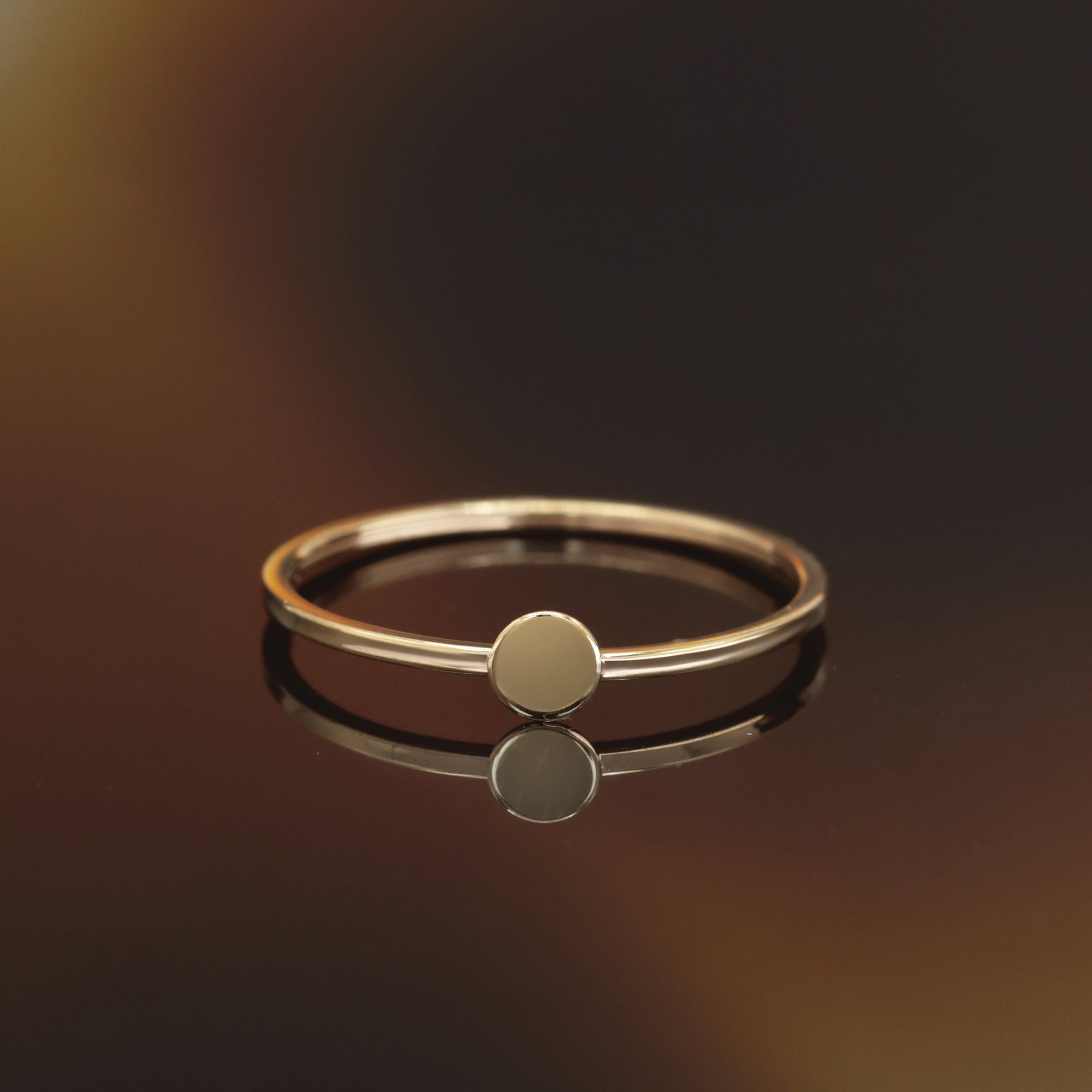 “Delilah” Ring 375/1000 Yellow Gold