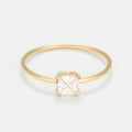 Bague " Finley" Or Jaune 375 / 1000 Et Zirconium
