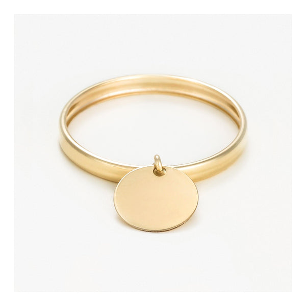 “Medallion” Ring 375/1000 Yellow Gold