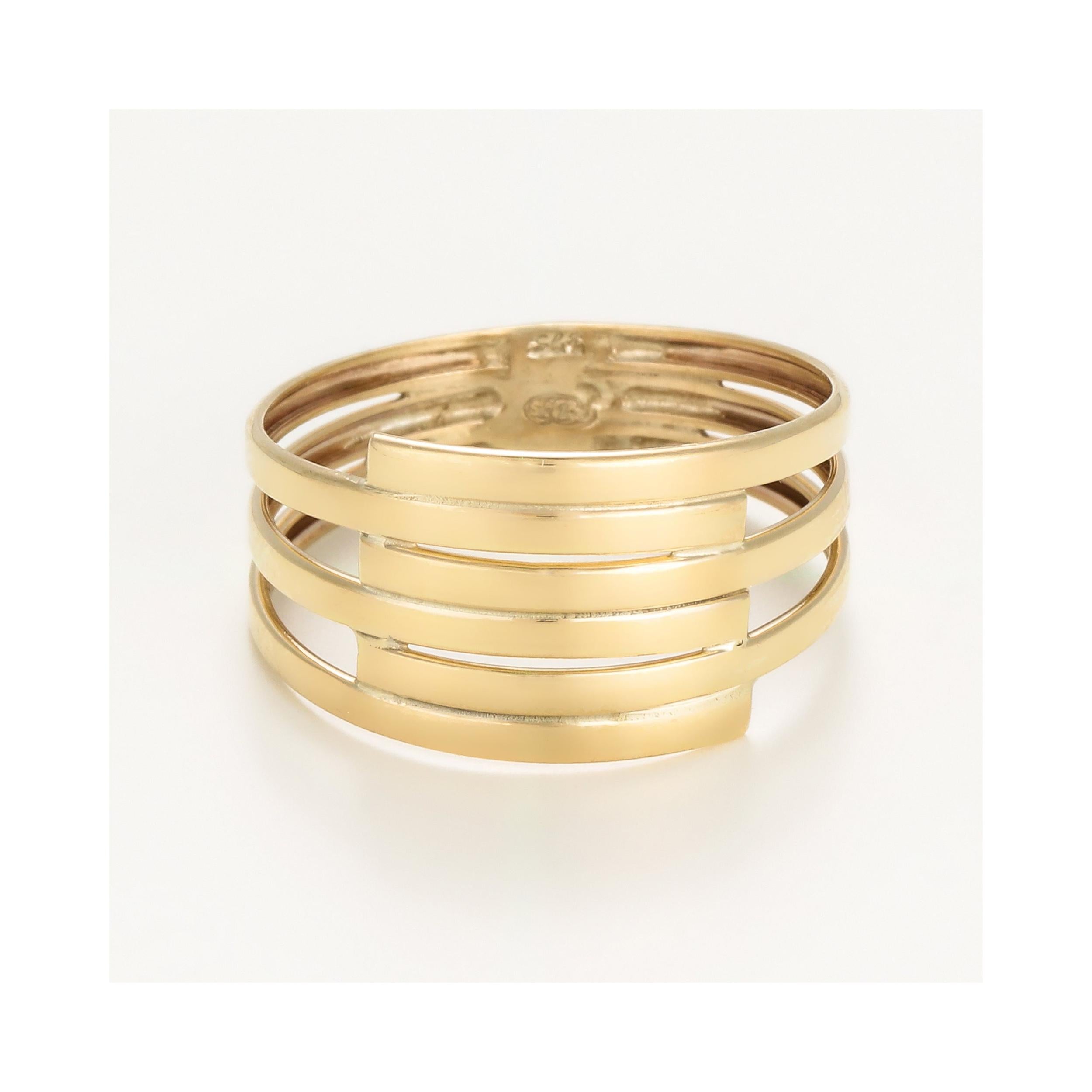 Bague "Fabio" Or Jaune 375/1000