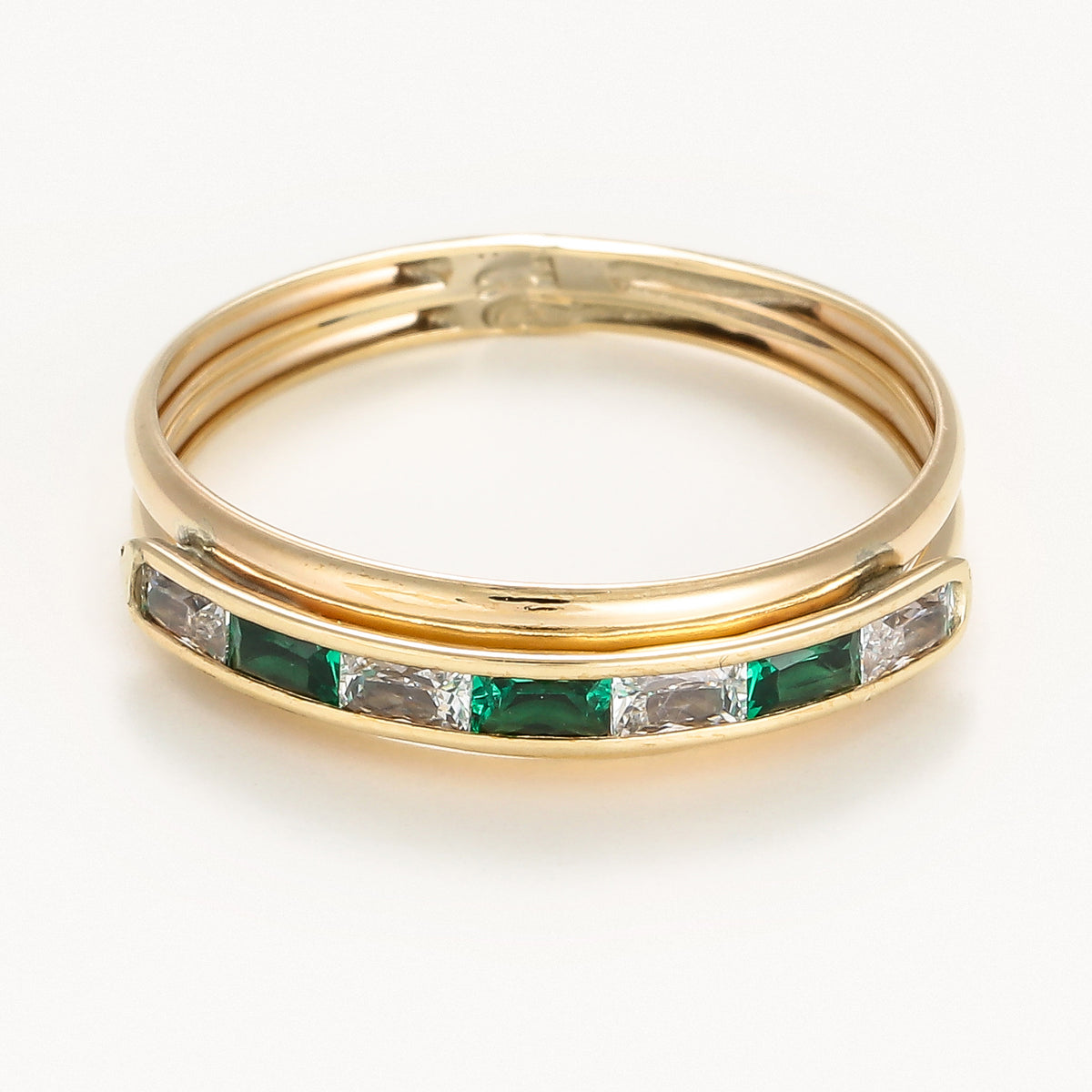 Bague " Lucas " Or Jaune 375/1000 Et Zirconium