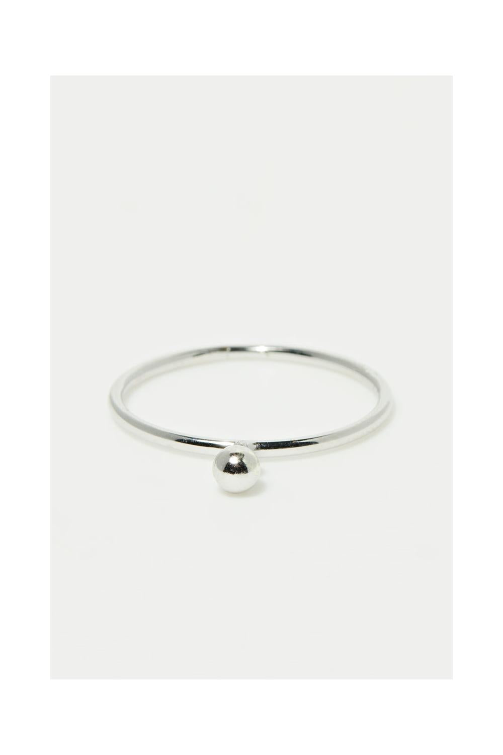 Bague "Grima" Or Blanc 375/1000