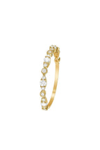Bague "Relation" Or Jaune 375/1000 Et Zirconium