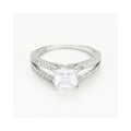 Bague "La Merveilleuse" Or Blanc 375/1000 Et Zirconium