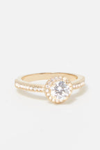 Bague "Harmonie" - Or Jaune 375/1000 Et Zirconium