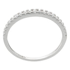 "Délicatesse" Ring White Gold 375/1000 And Zirconium