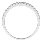 "Délicatesse" Ring White Gold 375/1000 And Zirconium