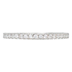 "Délicatesse" Ring White Gold 375/1000 And Zirconium
