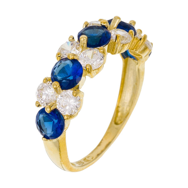 Anillo “Océano” Oro amarillo 375/1000