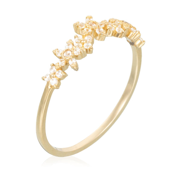 "Cocktail" Yellow Gold Ring 375/1000