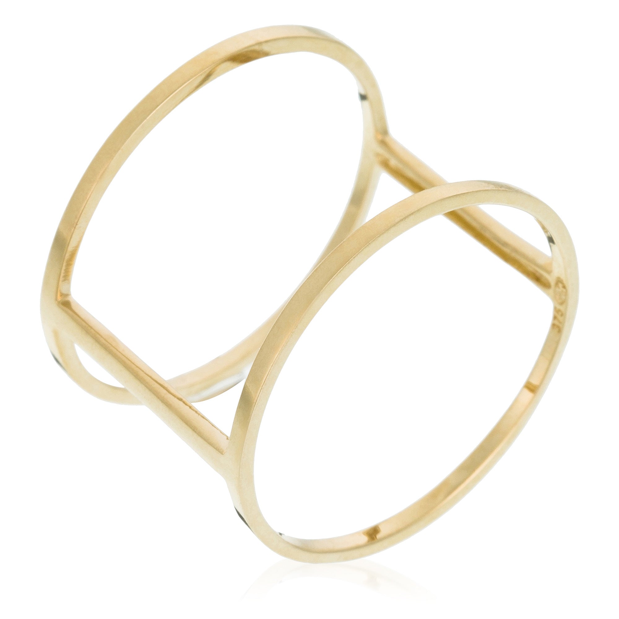 Bague "Jolie Cage Dorée" Or Jaune 375/1000
