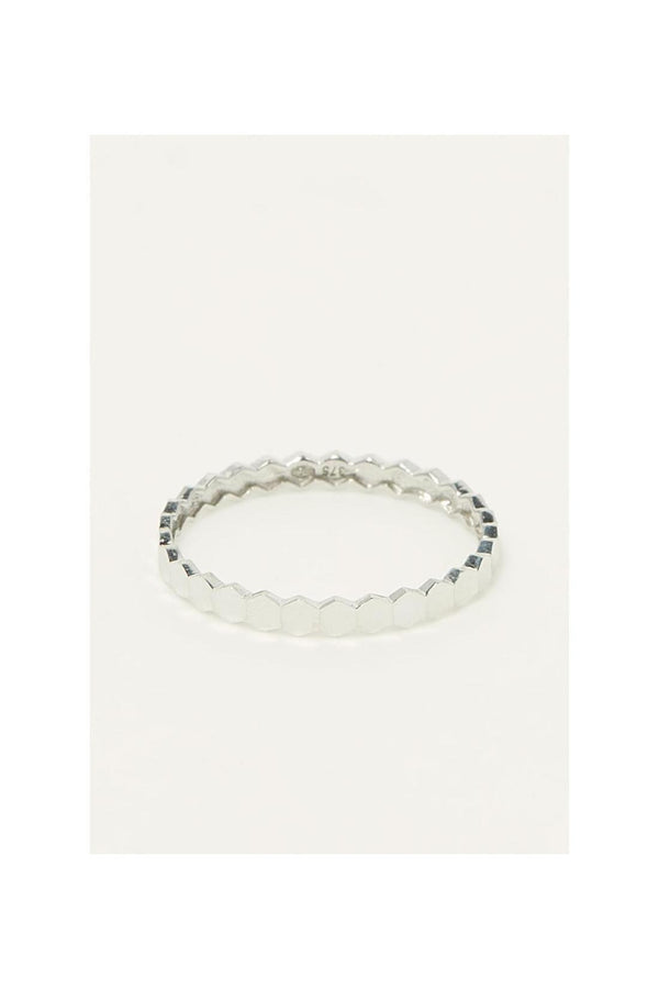 Bague "Fiancée" Or Blanc 375/1000