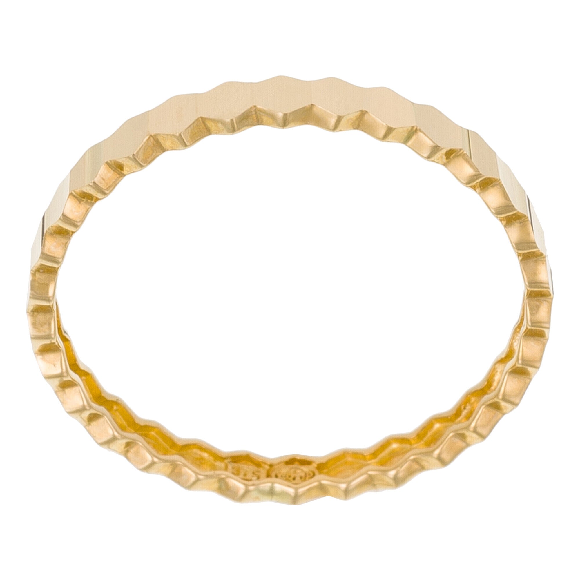 Bague "Fiancée" - Or Jaune 375/1000
