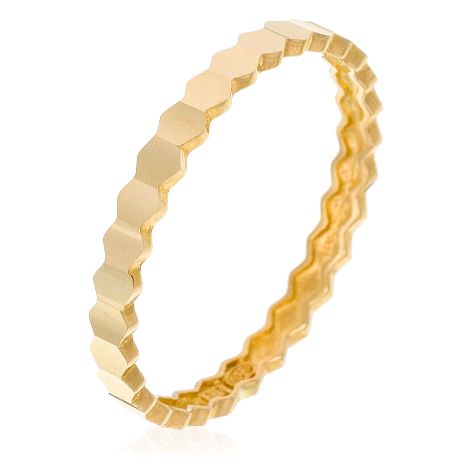 Bague "Fiancée" - Or Jaune 375/1000