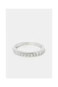Bague "Engagement" Or Blanc 375/1000