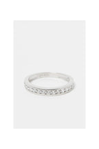 Bague "Engagement" Or Blanc 375/1000