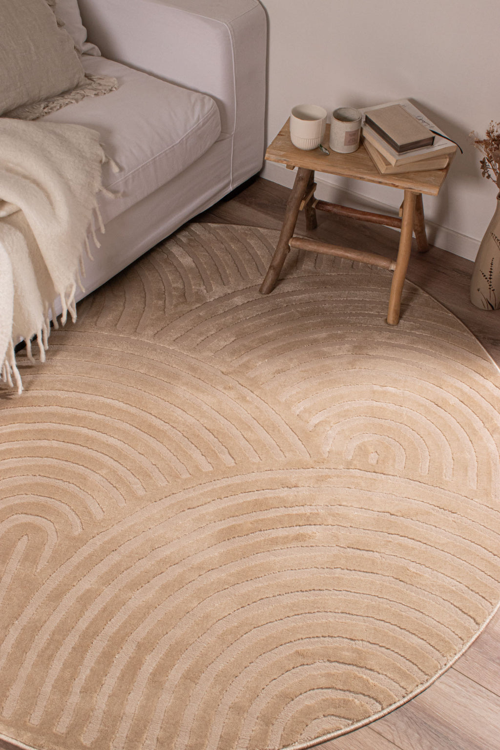 Bianca 157 Rug - Graphic Pattern - Beige - Indoor