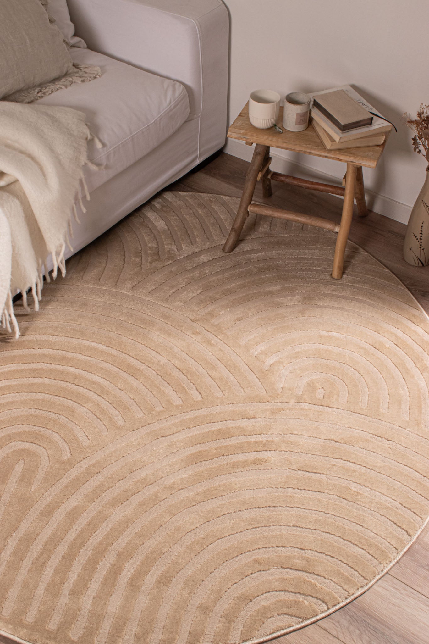 Bianca 157 Rug - Graphic Pattern - Beige - Indoor
