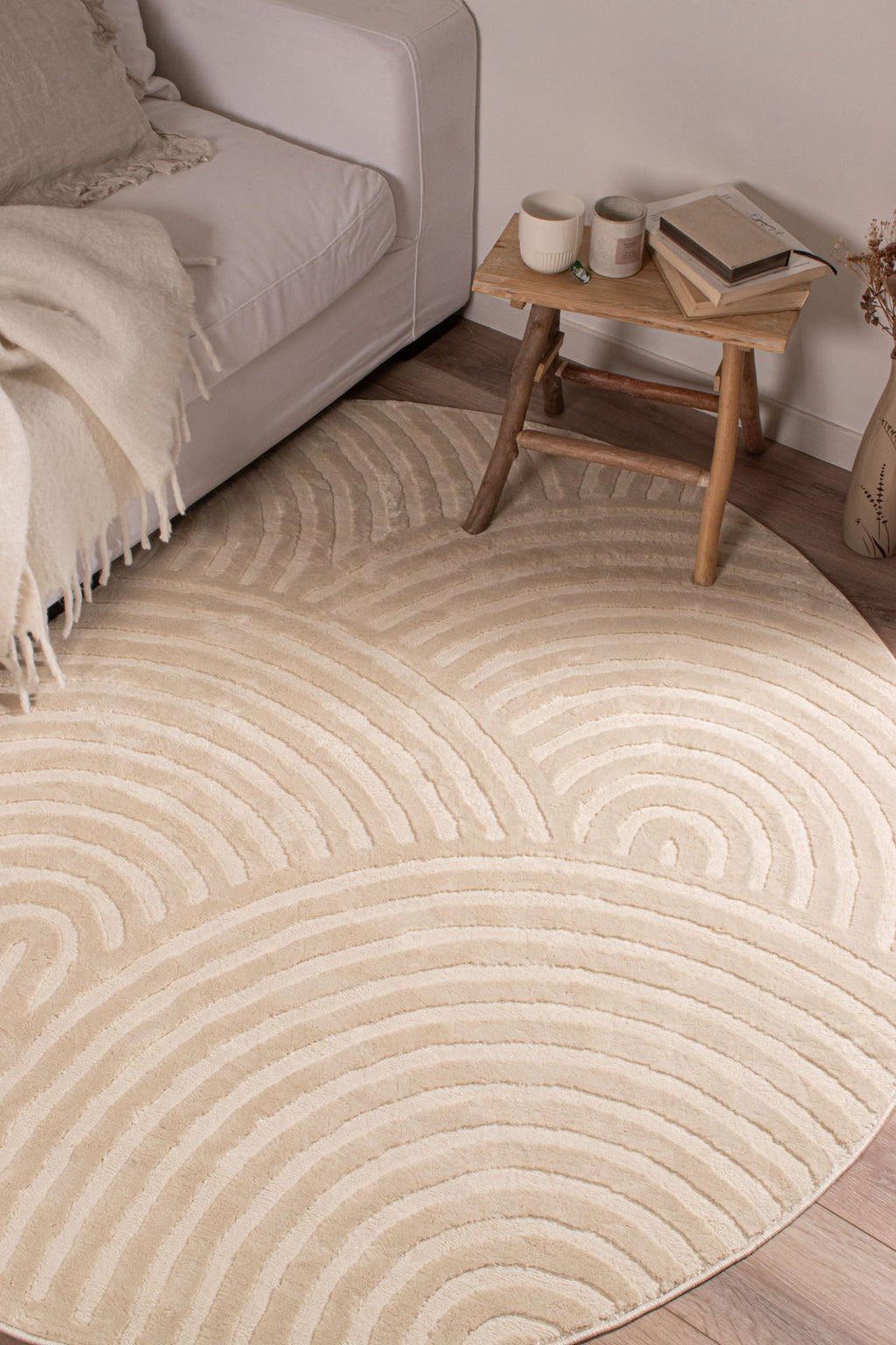 Bianca - Tapis D'Intérieur - Polypropylène - Creme