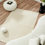 BIANCA - Alfombra moderna color crema con relieve - BIA159CRE BIANCA