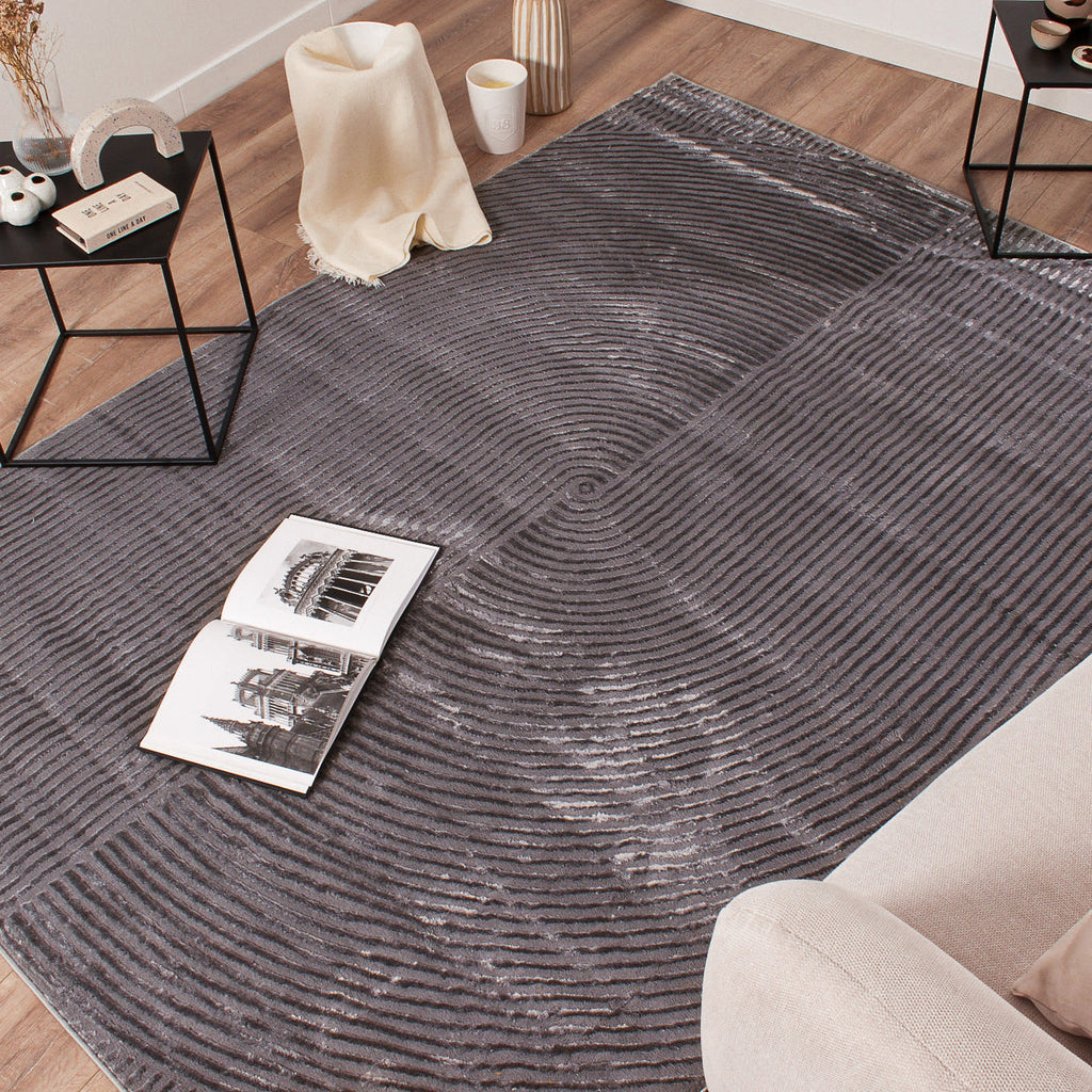 Bianca - Modern gray relief rug - BIA159GRI BIANCA