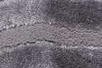 Geometric pattern rug in gray relief pile: BIA159GRI BIANCA