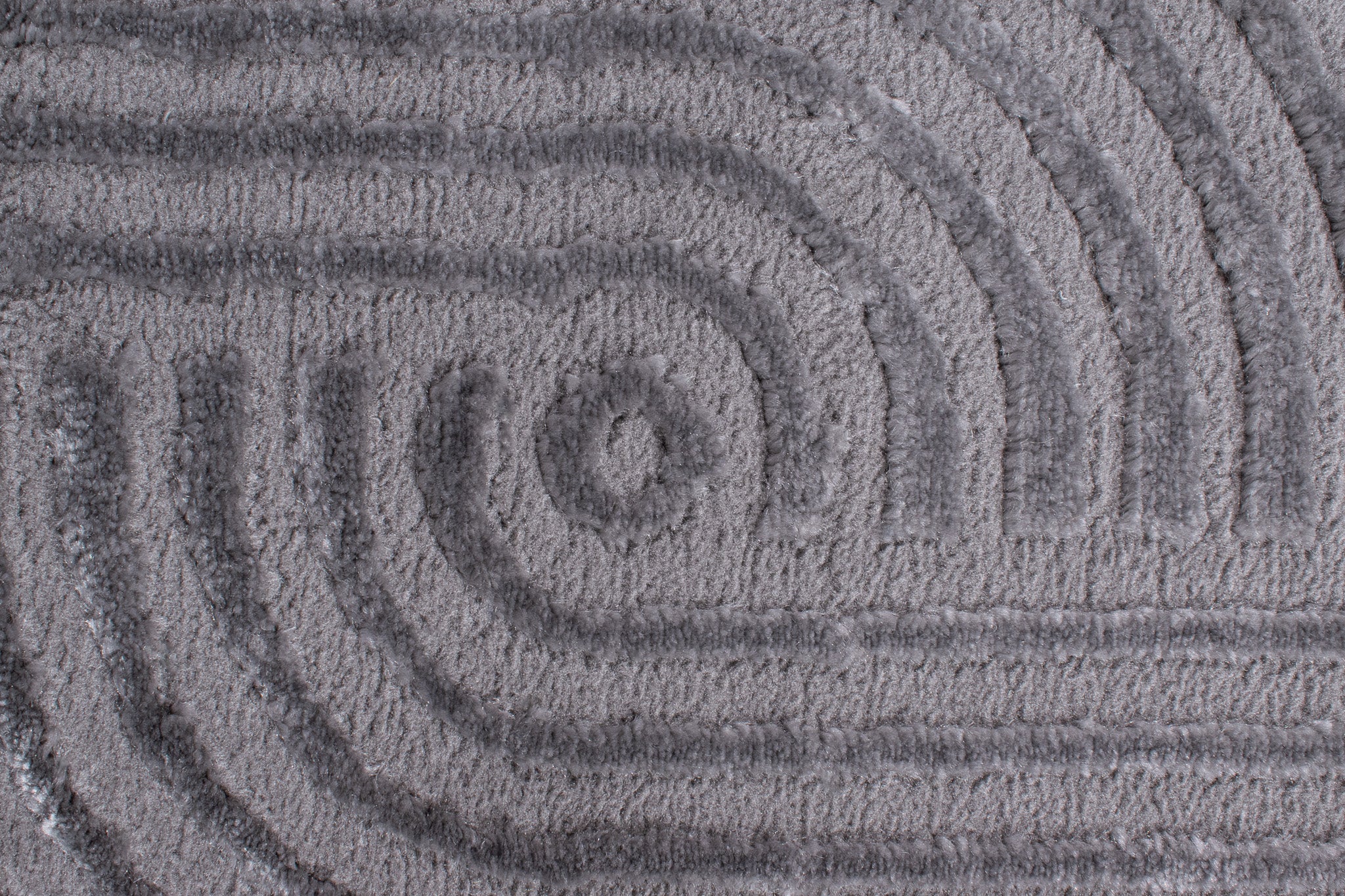 Geometric pattern rug in gray relief pile: BIA159GRI BIANCA