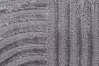 Geometric pattern rug in gray relief pile: BIA159GRI BIANCA