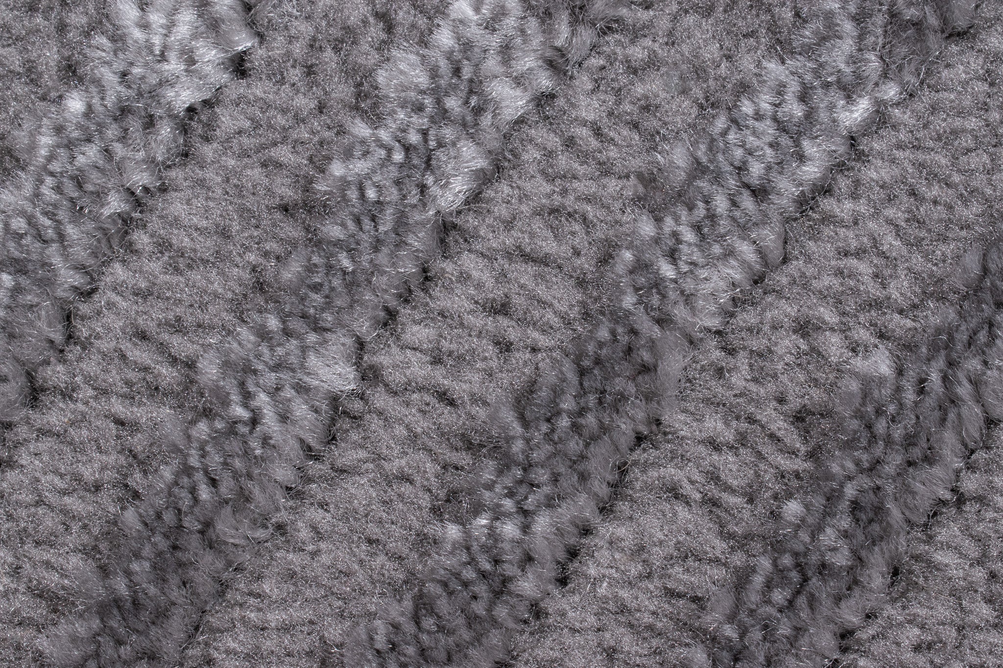 Geometric pattern rug in gray relief pile: BIA159GRI BIANCA