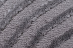 Geometric pattern rug in gray relief pile: BIA159GRI BIANCA
