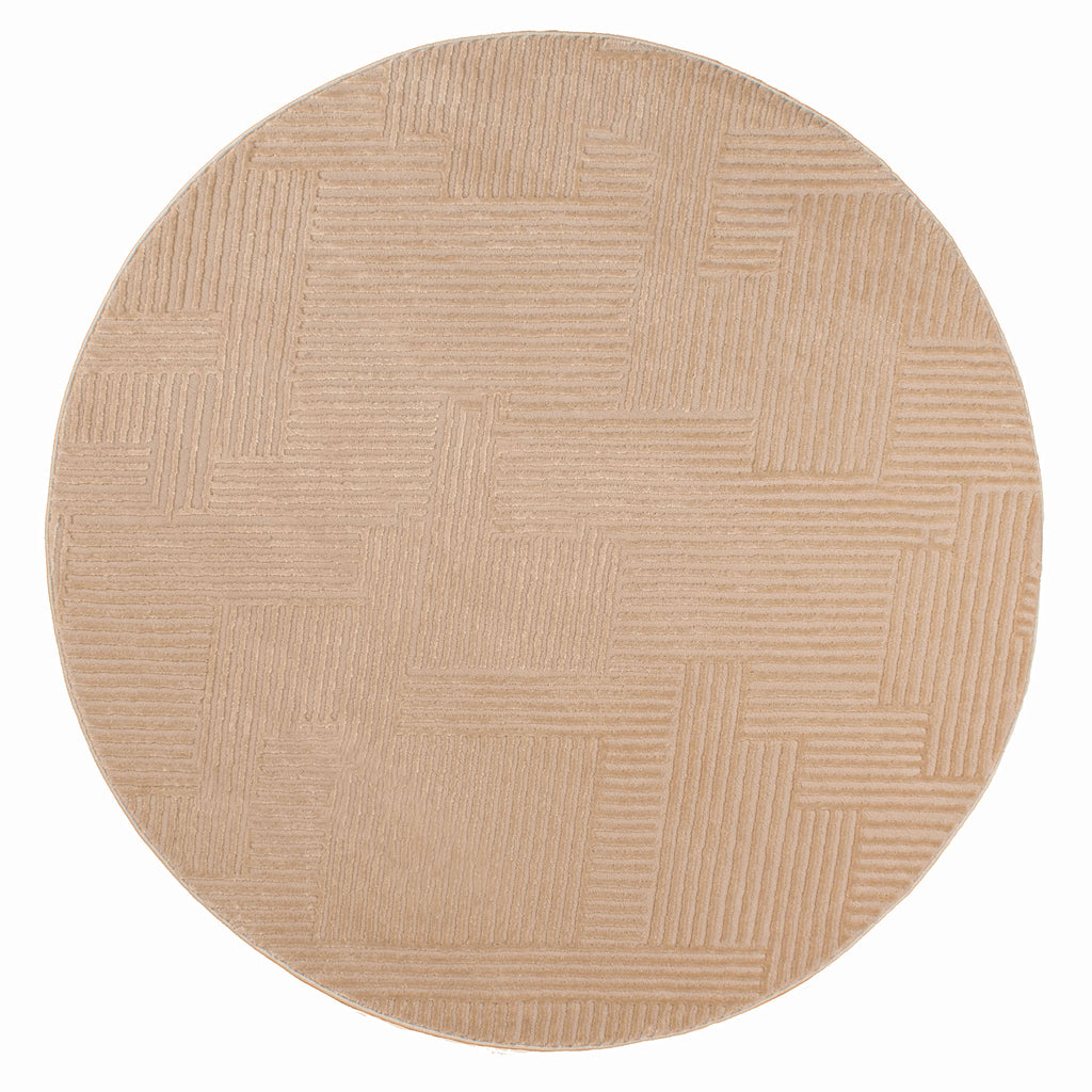 Bianca 160 Rug - Graphic Pattern - Beige - Indoor