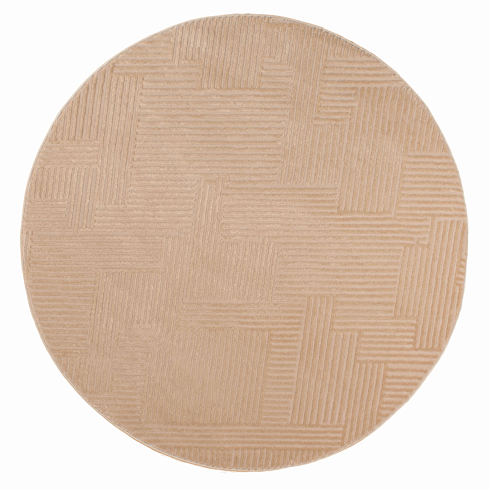 Bianca 160 Rug - Graphic Pattern - Beige - Indoor