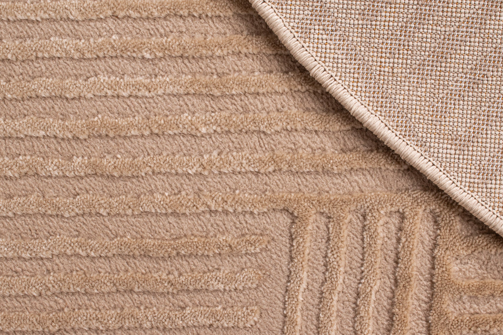 Bianca 160 Rug - Graphic Pattern - Beige - Indoor