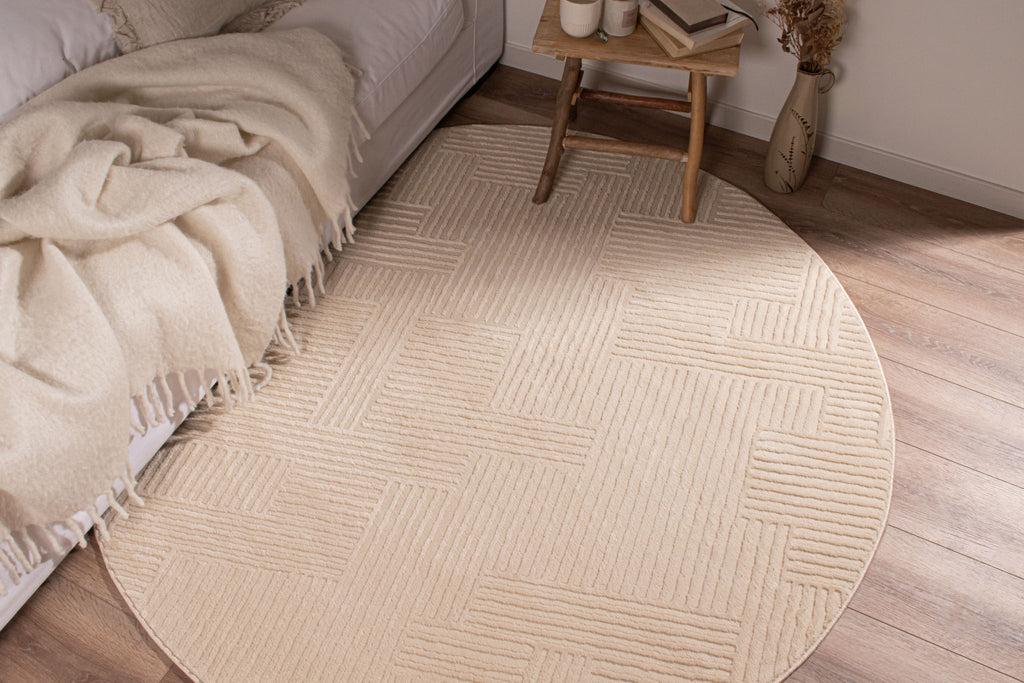 Bianca - Tapis D'Intérieur - Polypropylène - Creme