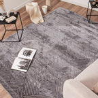 BIANCA - Alfombra de salón moderna gris - BIA160GRI BIANCA