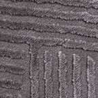 BIANCA - Alfombra de salón moderna redonda gris - BIA160GRI BIANCA