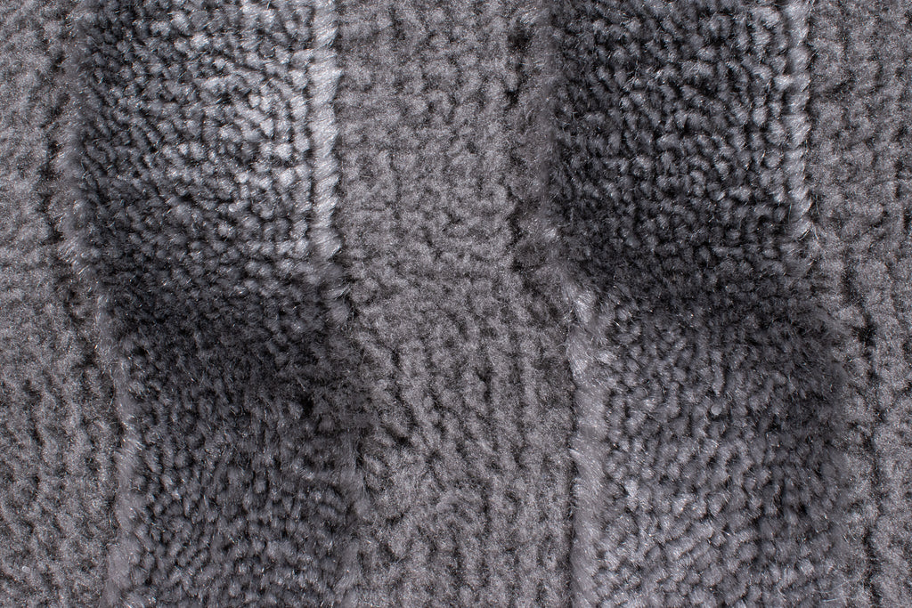 Alfombra gris con motivos en relieve: BIA163GRI BIANCA