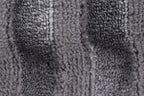 Alfombra gris con motivos en relieve: BIA163GRI BIANCA
