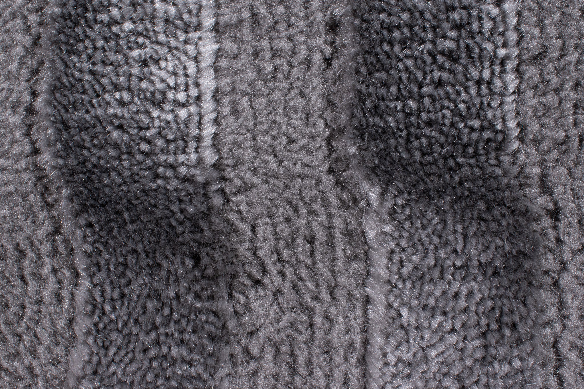 Alfombra gris con motivos en relieve: BIA163GRI BIANCA