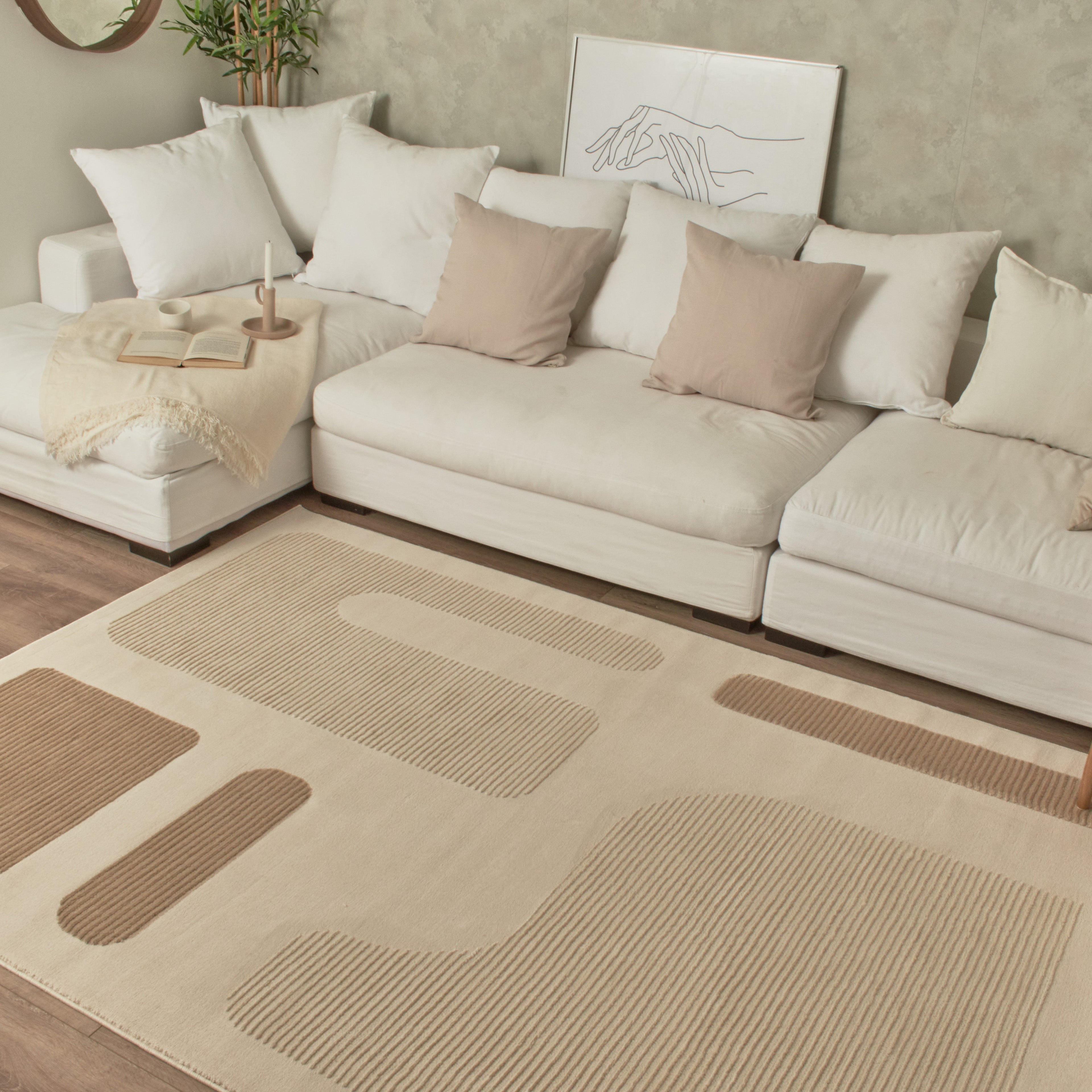 Modern rug: BIA171CRE - Nazar rugs