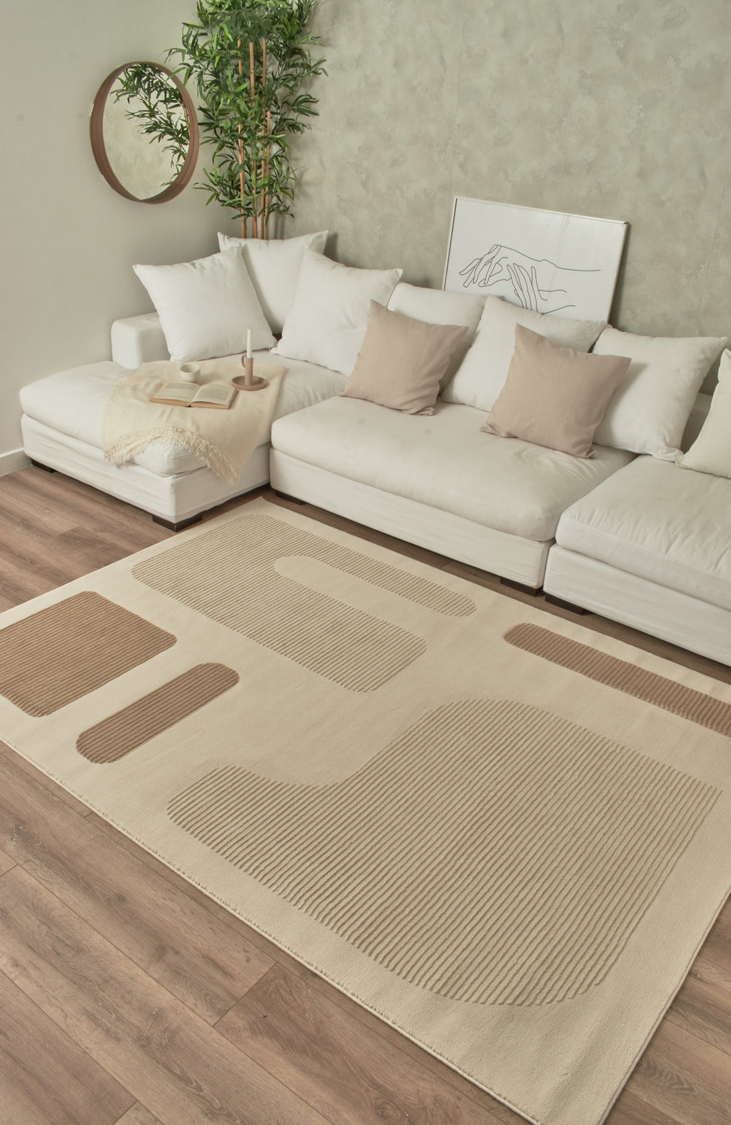 Modern rug: BIA171CRE - Nazar rugs