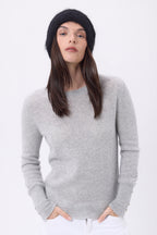 Berretto – Cashmere Spazzolato Bill - Nero - Unisex - 100% Cashmere Spazzolato