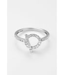 Anillo "Indira" - D0.22/36 - Oro blanco